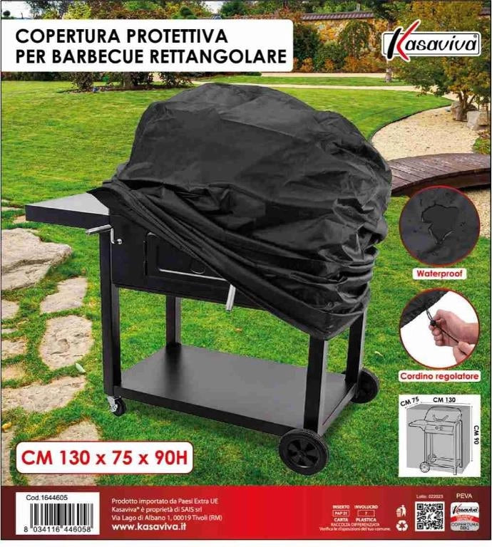 Copertura Protettiva per Babrbecue BBQ Idrorepellente 130 x 75 x 90 cm