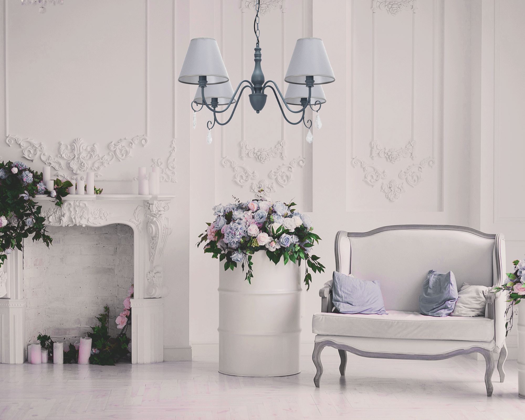 Lampada Cristal APP991-4CP