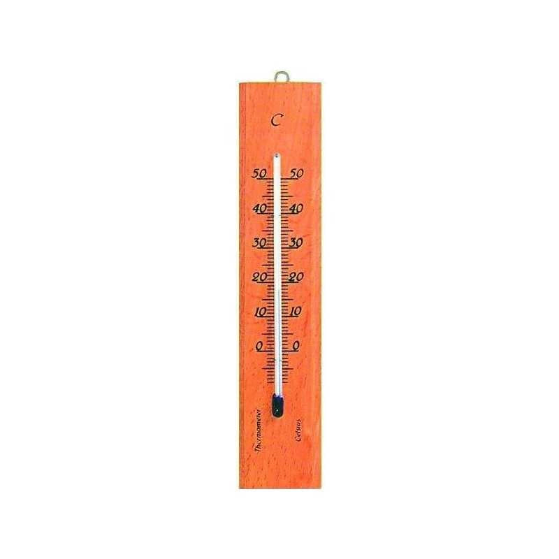 Termometro Legno Rettangolare Naturale 101404 Moller