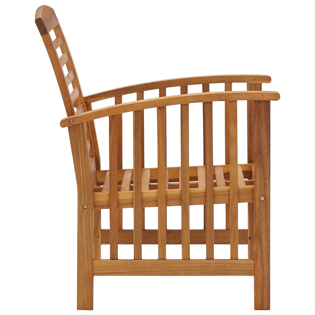 Set Divani da Giardino 5 pz in Legno Massello di Acacia 3057973