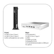 Msi pro dp10 13m-002eu pc/stazione di lavoro intel® core™ i5 i5-1340p 8 gb ddr4-sdram 512 gb ssd windows 11 pro mini pc nero - 9S6-B0A611-002
