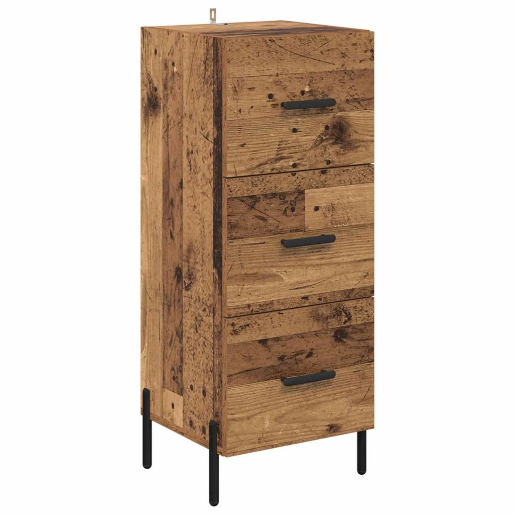Credenza Legno vecchio 34 x 34,5 x 90 cm Legno multistrato