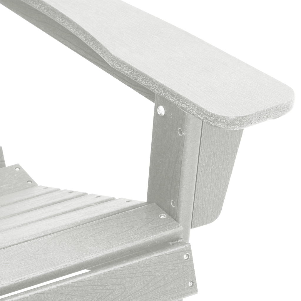 Set Lounge da Giardino 3 Pezzi Bianco HDPE