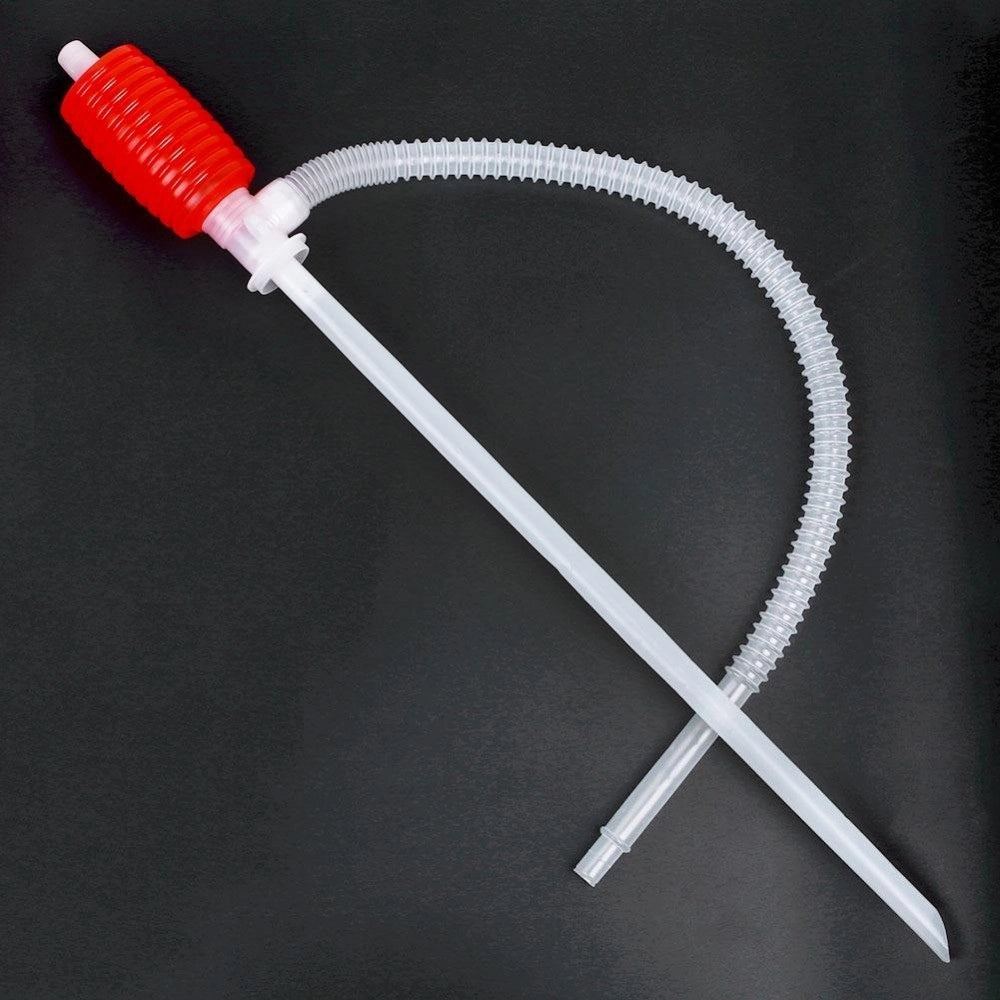 Trade Shop - Pompa Travaso Manuale A Sifone Succhia Aspira Liquidi Carburante Vino Acqua Olio -