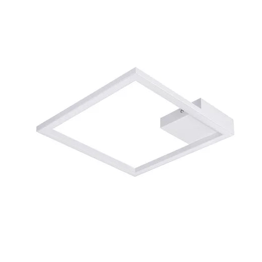 ZMH Lampada da soffitto plafoniera LED bianca quadrata 3000K moderna per soggiorno corridoio cucina