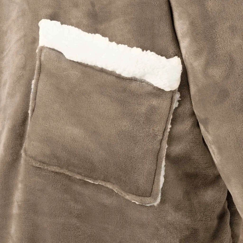 Felpa coperta Cammello L Pile e Flanella CFW1644579