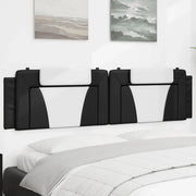 Cuscino Testiera-Cuscino per Testiera Viana Nero e Bianco 200 cm in Similpelle 446500