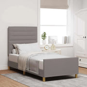 Struttura del letto con testiera Talpa 90 x 190 cm Tessuto 3344617