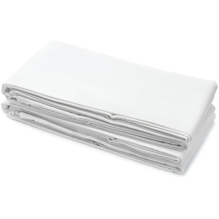 Lenzuolo sopra - HOME LINGE PASSION - 180 x 290 cm - 1 persona - Bianco