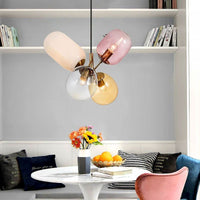 Lampada Da Soffitto Pensile Di Vetro Multicolor APP436-4C