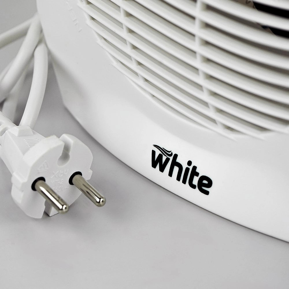 Termoventilatore elettrico da bagno 230V con potenza regolabile