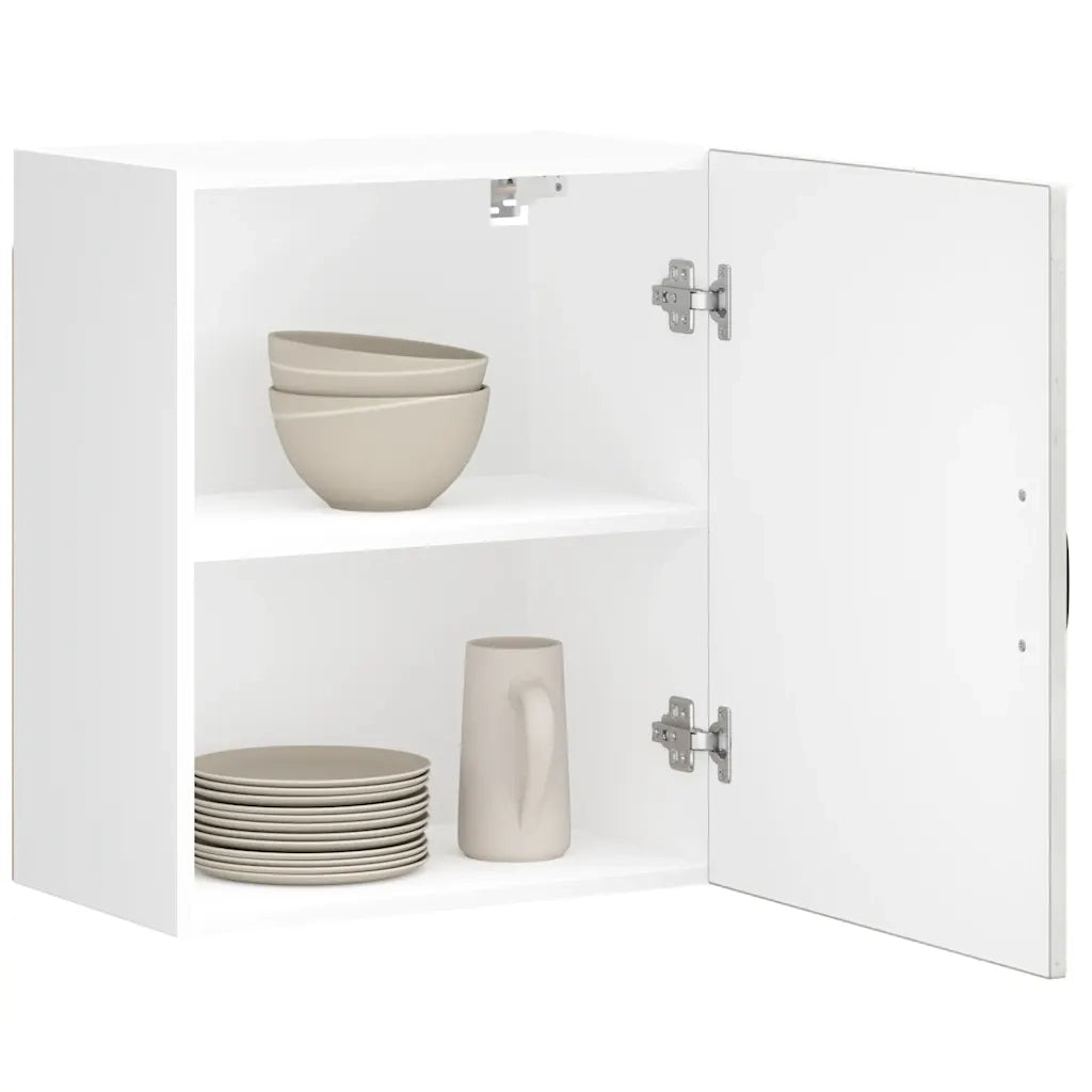 Pensile da Cucina-Mobile Cucina da Parete Lucca Grigio Cemento in Legno Multistrato 898596
