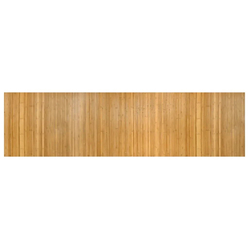 Tappeto Rettangolare Natura 80x300 cm in Bambù 376781