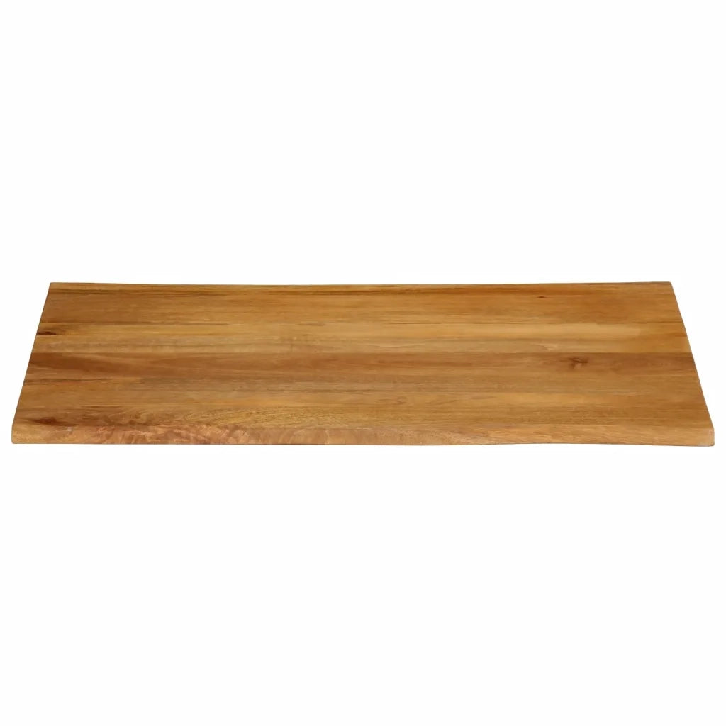 vidaXL Piano per Tavolo 90x80x3,8cm Bordi Vivi in Legno Massello Mango