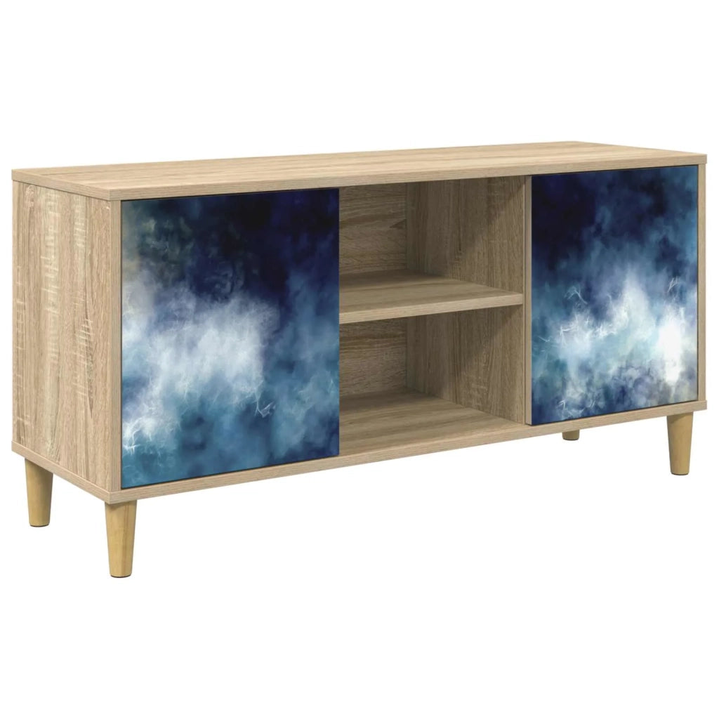 Mobile TV RAALTE 102 x 33 x 50 cm Sonoma Legno ingegnerizzato 8007032