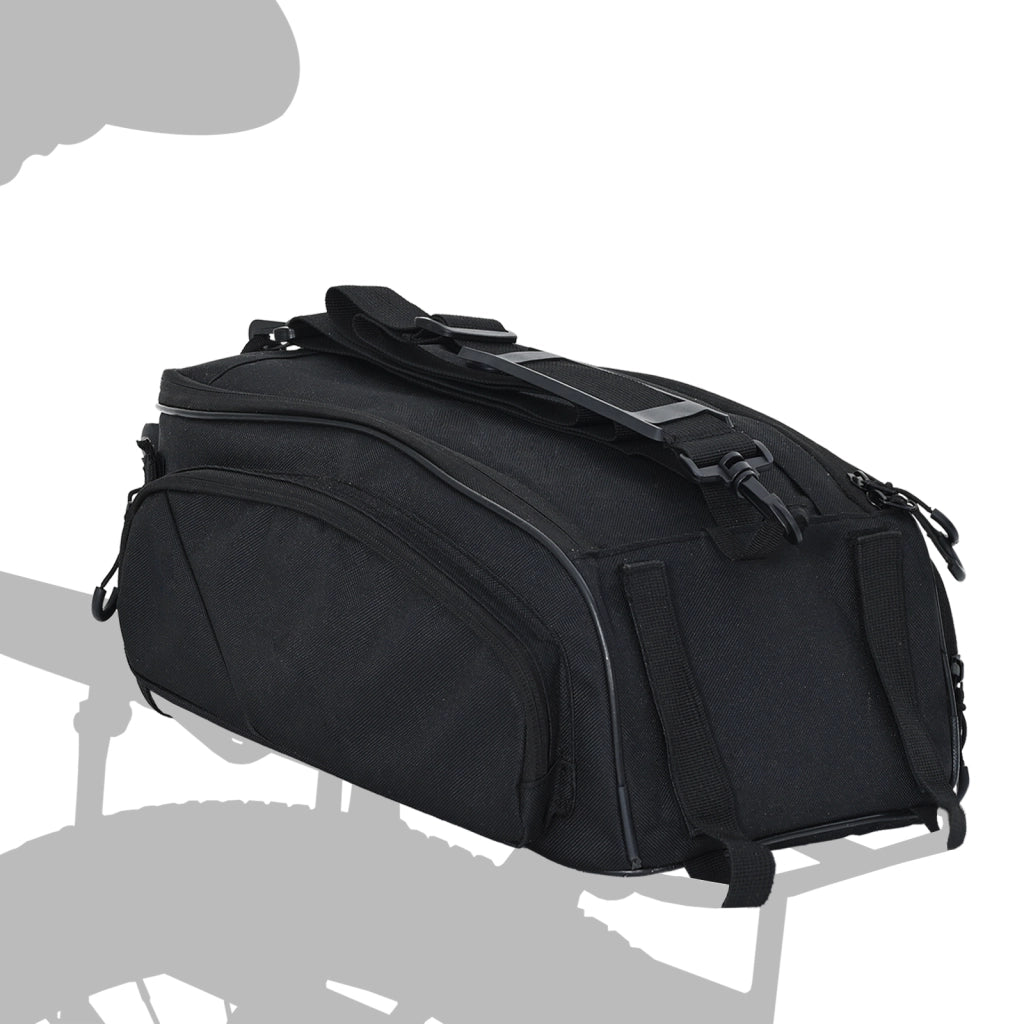 Borsa da Portapacchi 12L Nera 38x21x16 cm