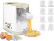 Macchina automatica per pasta fresca - pastamaker 200W - 320 g farina - 8 matrici - display per la gestione - misurino - spatola