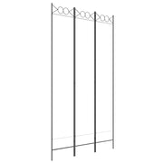 Divisorio a 3 Pannelli-Set di 3 pannelli Paravento bianco 120x220 cm in Tessuto