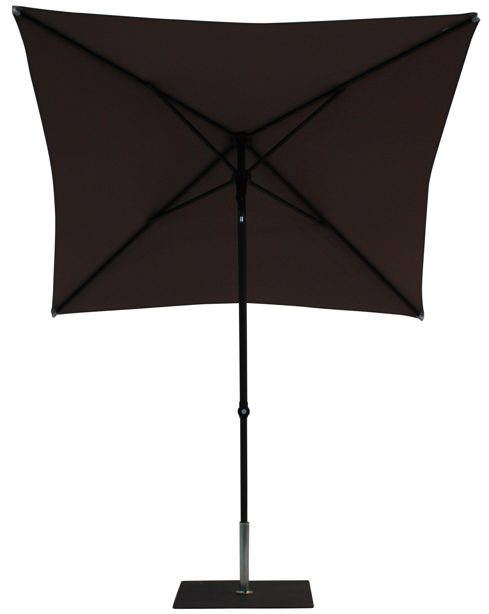 Ombrellone da Giardino 2x2 m Palo Ø38 mm in Alluminio Tessuto Poliestere Trend Taupe