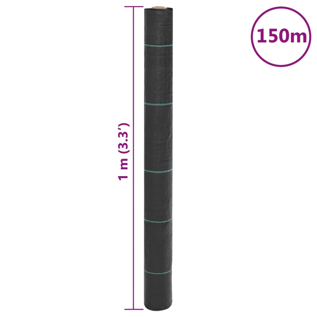 Membrana Antierbacce Nera 1x150 m in PP CFW3673538