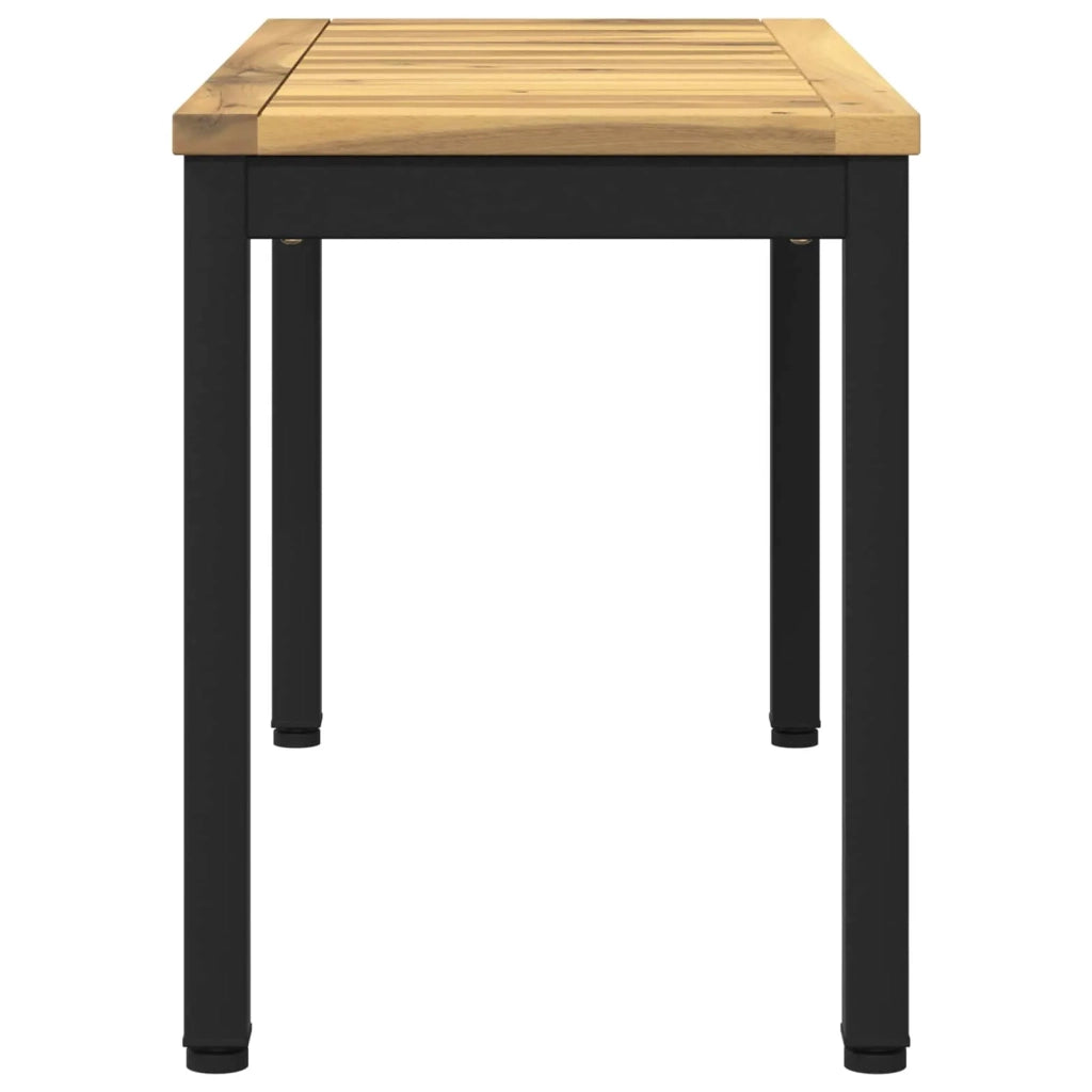 Panchina da giardino 80,5 x 35 x 45 cm Legno di Acacia Massello 901746