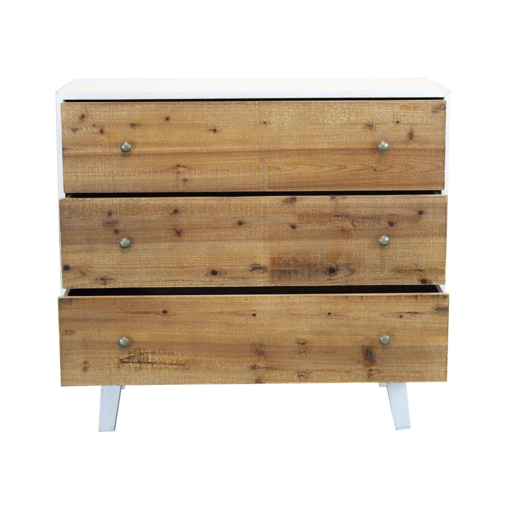 Cassettiera con 3 cassetti in Legno Composito cm 100x45x90 - JONNY