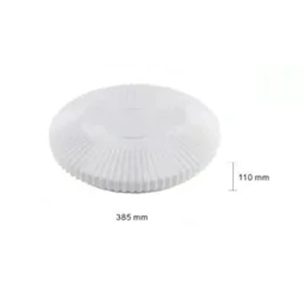 Trade Shop - Plafoniera Da Soffitto 45 W Rotondo Rigato Luce Fredda 6500k Fst-40a26354 38.5cm -