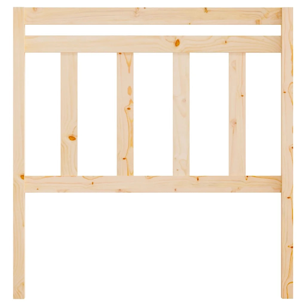 Testiera per Letto 106x4x100 cm in Legno Massello di Pino