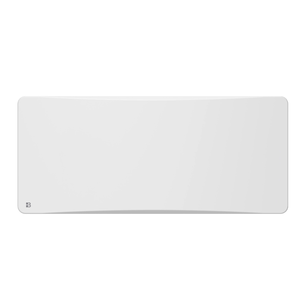 Radiatore elettrico fisso ad inerzia secca ceramica 2000W plug & play OVEO orizzontale bianco