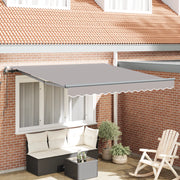 Tendone automatico retrattile  Grigio Chiaro 350x250 cm