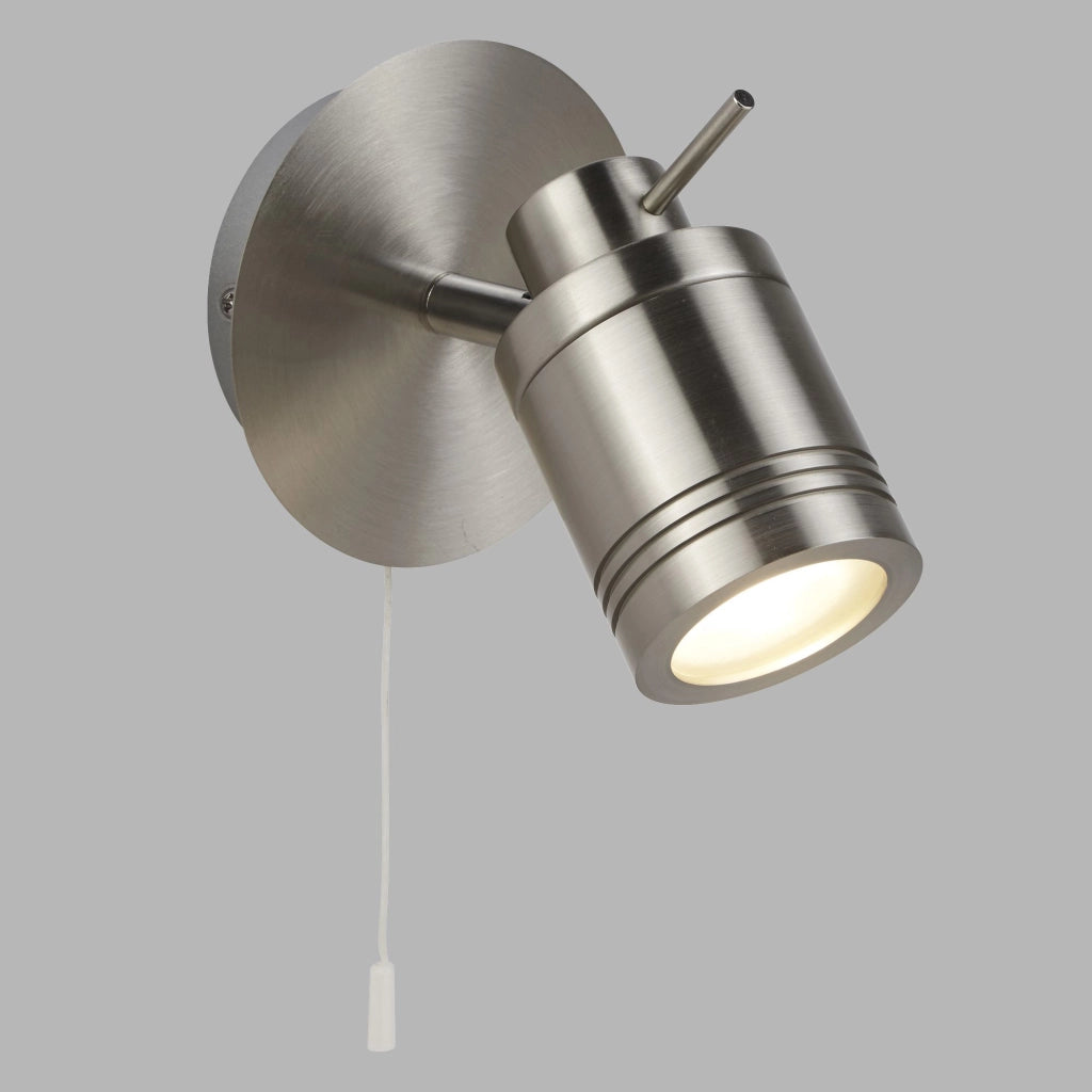 Plafoniera Contemporanea Sansone Acciaio Argento Policarbonato Cromo 1 Luce Gu10