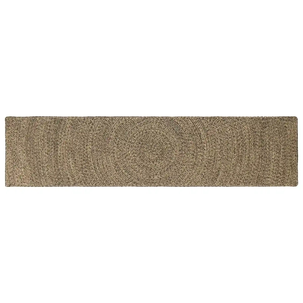 Tappeti per area Naturale e Nero 60 x 200 cm Juta