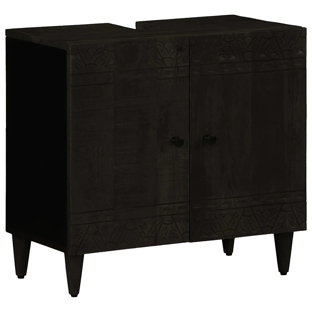 Set Mobili da Bagno 3pz in Legno Massello di Mango 3310019