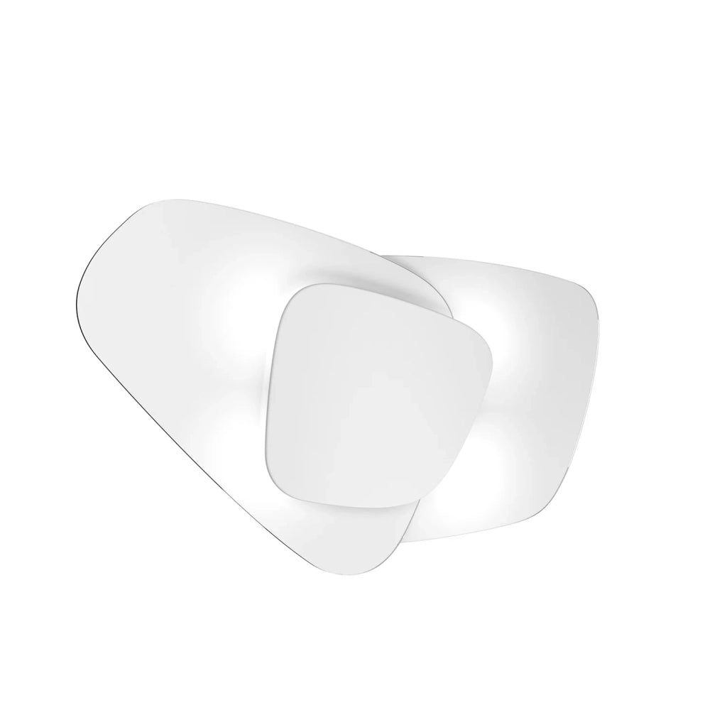 Plafoniera Contemporanea Strategy Metallo Bianco 4 Luci E27