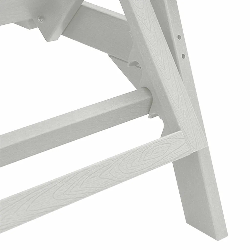 Lettino da sole 2 pcs Bianco 195,5 x 53 x 98,5 cm Polietilene 3335850