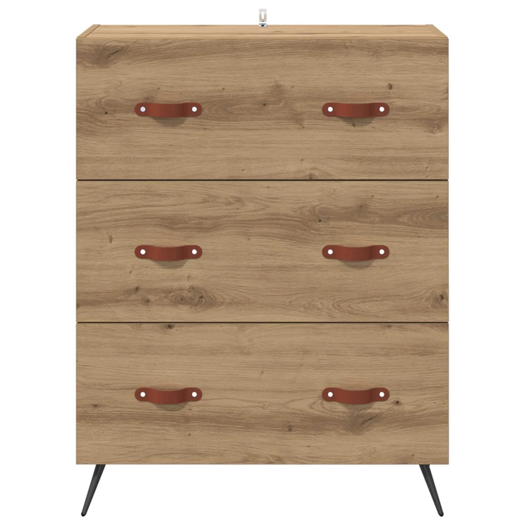 Cassettiera con cassetto Rovere Artigianale 69,5 x 34 x 90 cm