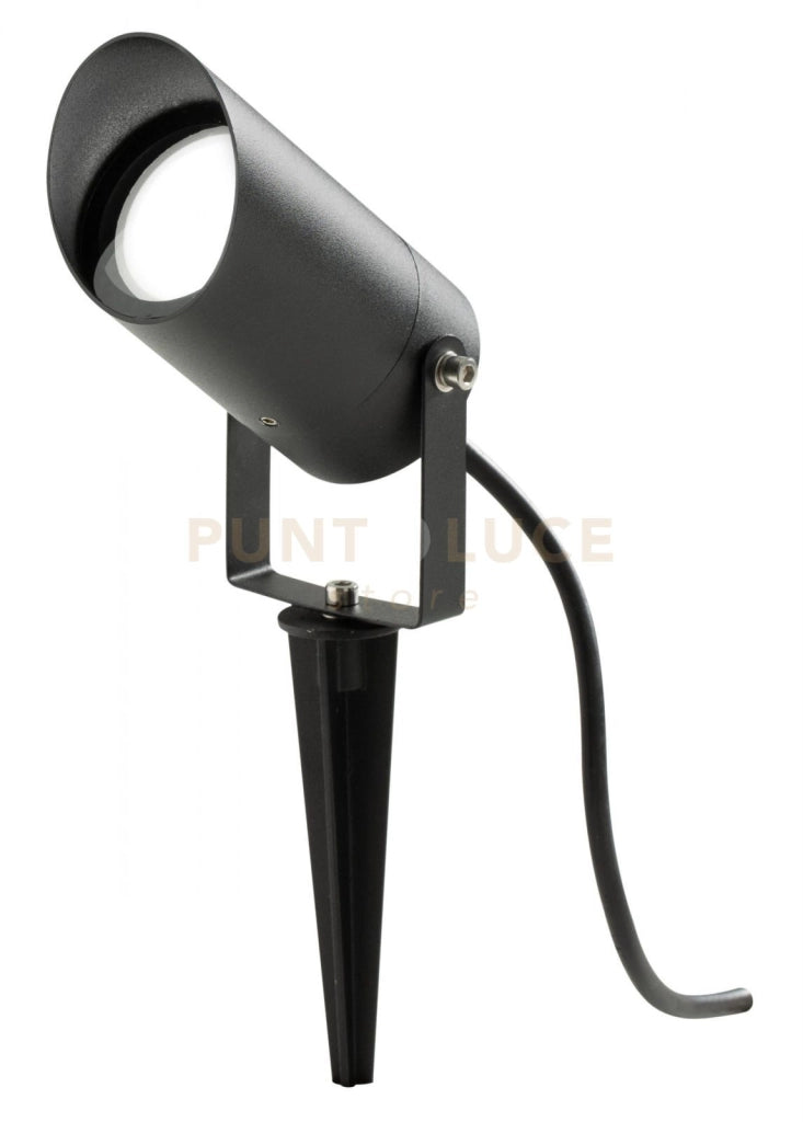 GES1140- FARO PROIETTORE ANTRACITE 1 LUCE ATTACCO GU10 IP65 D.6X12,5CM