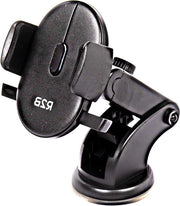 Otturatore per Telefono per Auto – Cruscotto e Finestra – Rotazione 360° e Braccio Estensibile – Otre Smartphone Universale con Cappuccio di Viti – Nero