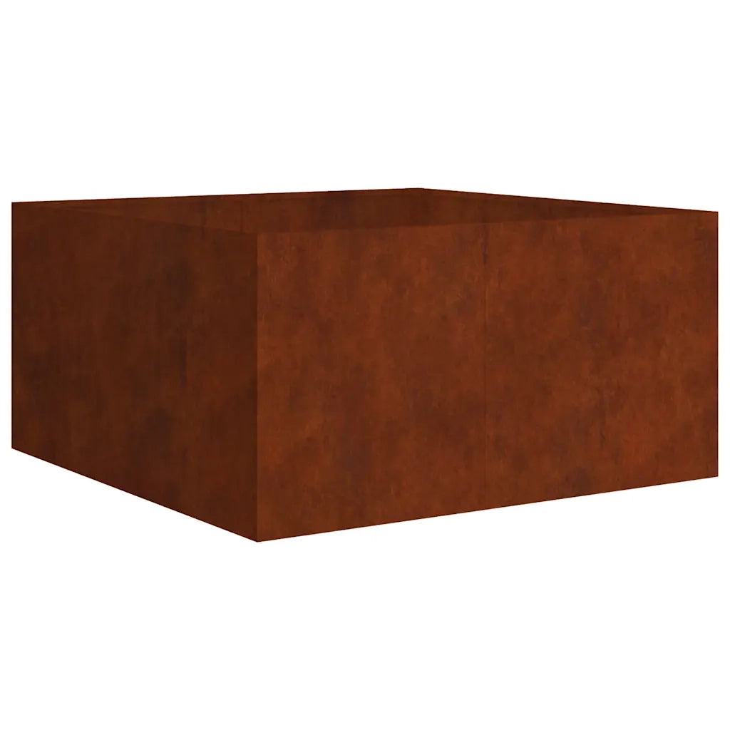 Fioriera 80x80x40 cm in Acciaio Corten 824531