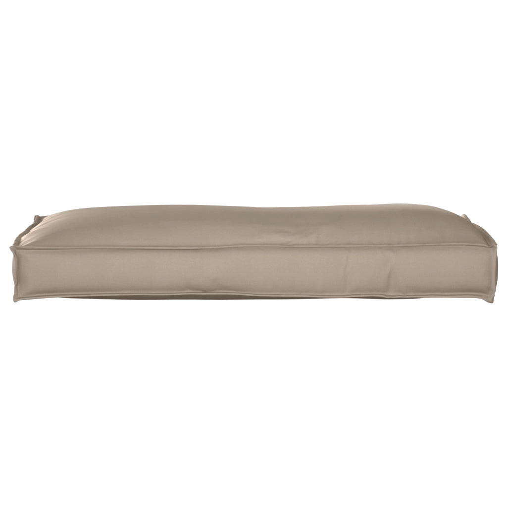 Cuscino Pallet Schienale Tortora 120x40x12 cm Tessuto Oxford