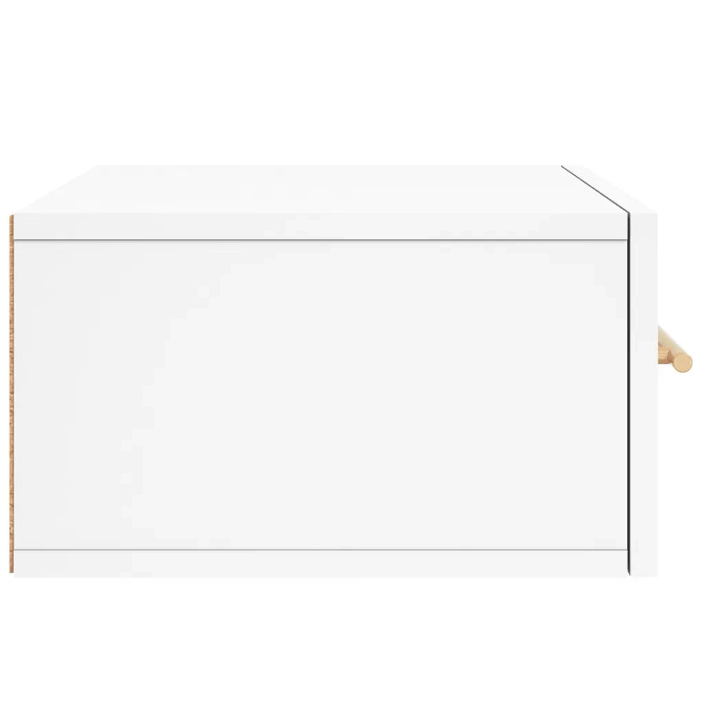 Comodini a Muro 2 pz Bianchi 35x35x20 cm 829789