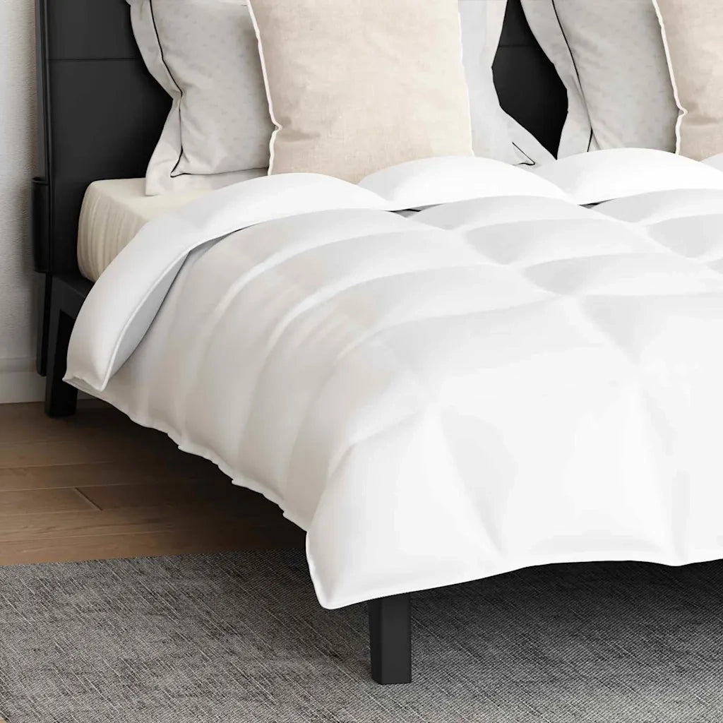 vidaXL Piumone 3 pcs Bianco 200 x 200 cm Piume