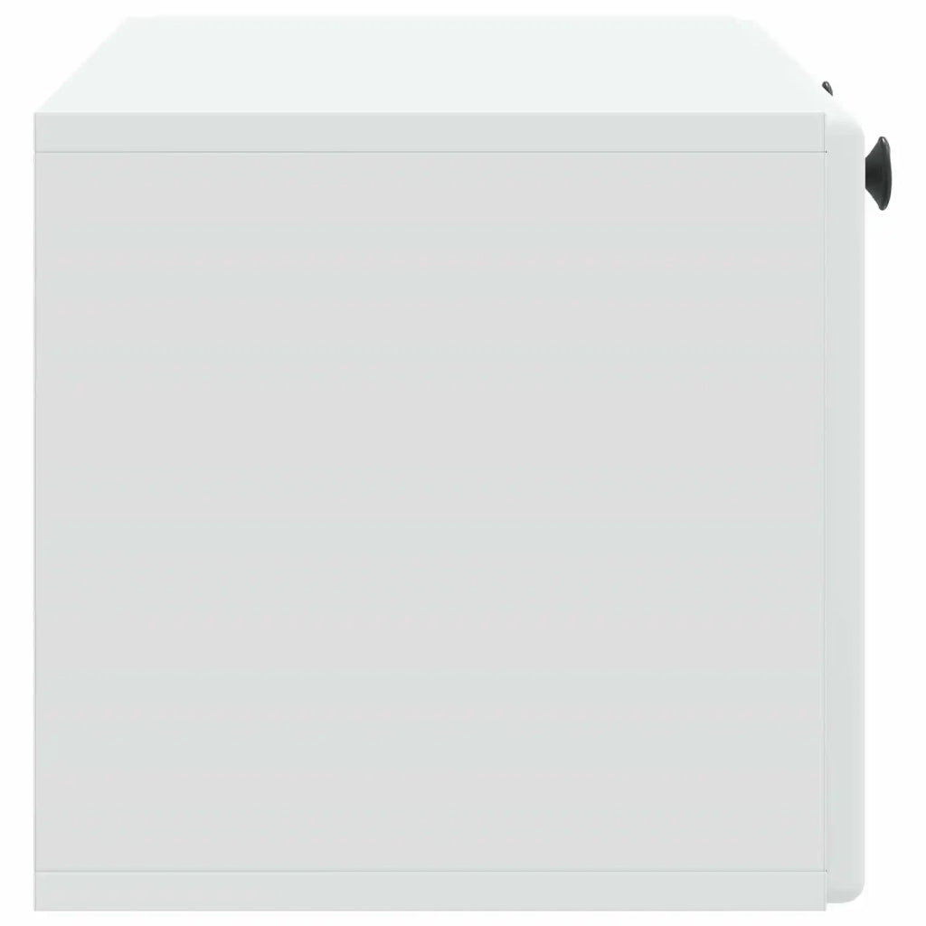 Mobile Porta TV da Muro-Credenza per TV sospesa 78,5 x 31 x 30 cm Bianco