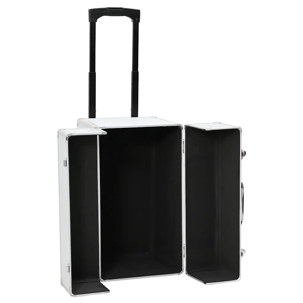 Valigia Trolley Pilota 47x39x27 cm in Alluminio Argento CFW5352930