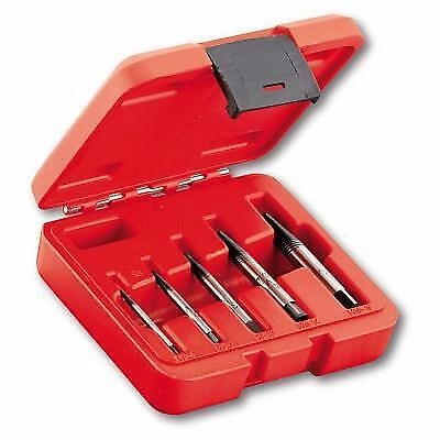 Usag 458 S5 5 pz Set di estrazione per viti Rosso M10, M11, M14, M16, M18, M4, M5, M6, M7, M8