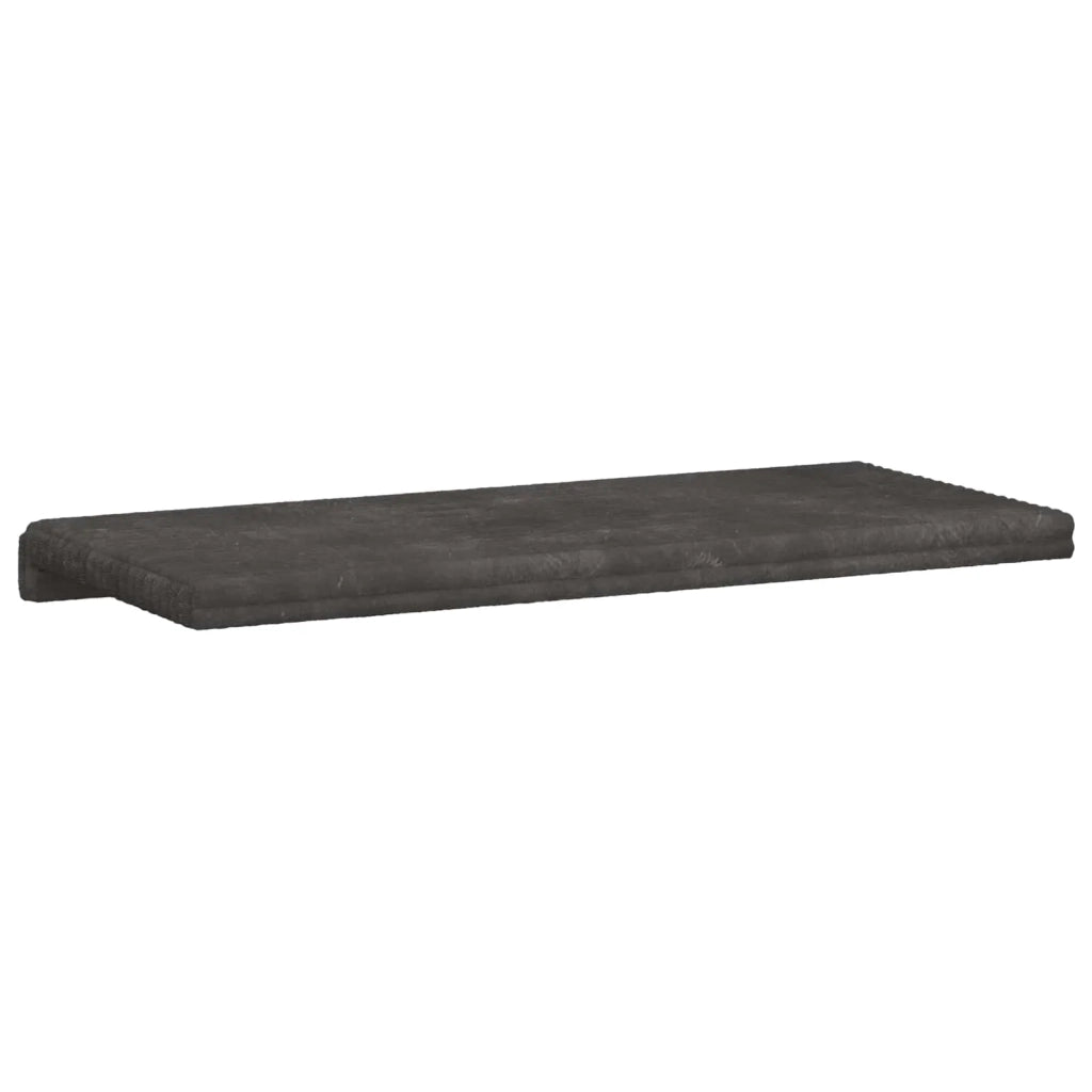 Cuscino per panchina Corduroy Morbido Grigio Scuro 42043297