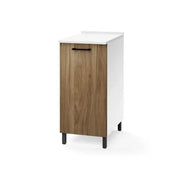 Mobile base con anta per cucina colore Noce Naturale Cm 40x50xH 85 1 anta