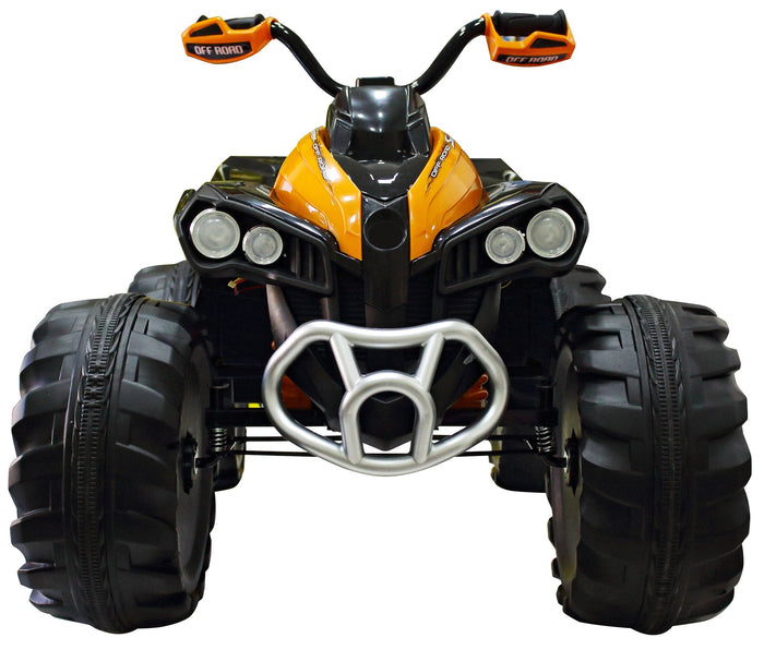 Quad Elettrico per Bambini 12V Kidfun New Quad Arancione