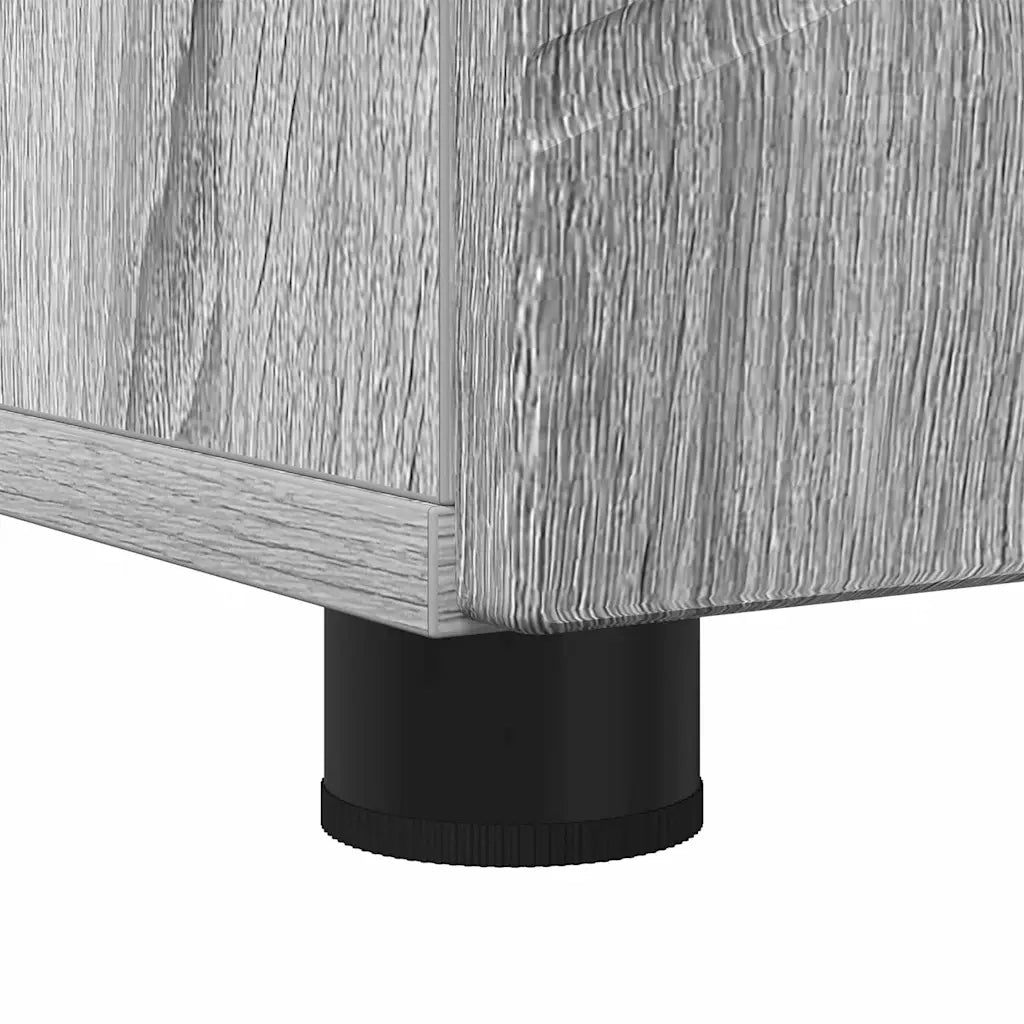 Mobile da Bagno con porta Grigio Sonoma 30 x 35 x 192 cm