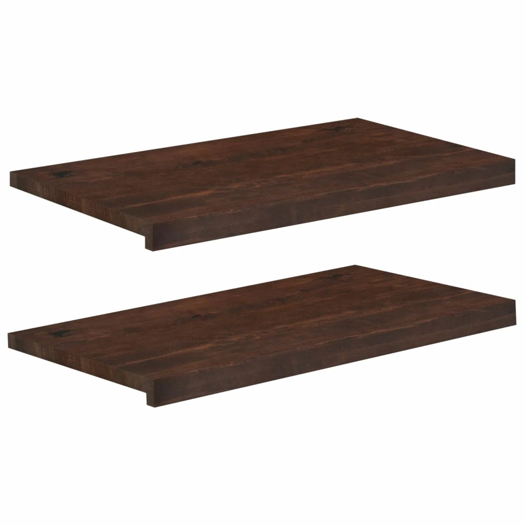 Soglie per finestre 2 pz Marrone Scuro 70 x 40 x 2 cm 42048319